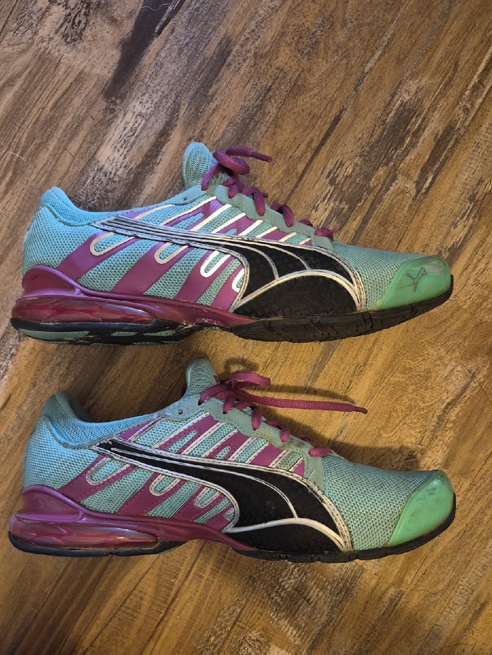 GUC Puma Voltaic Evo Fade Running Sneakers. Womens 8.5. RARE COLOR! - Picture 3 of 10
